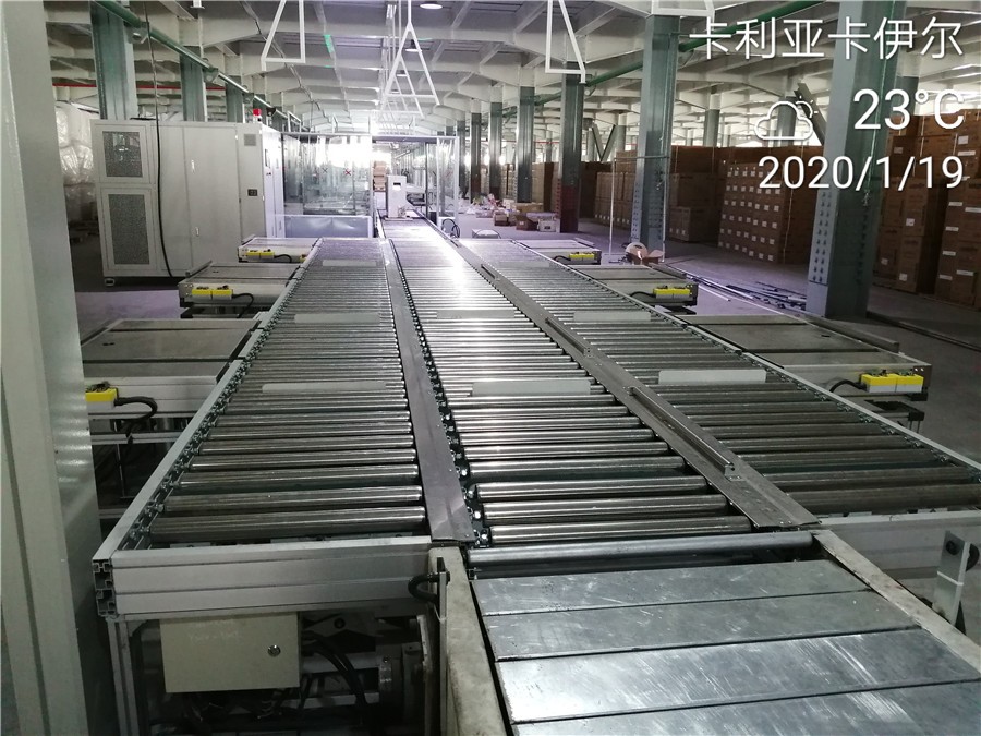 冰箱氦檢不銹鋼動(dòng)力滾筒線(xiàn)